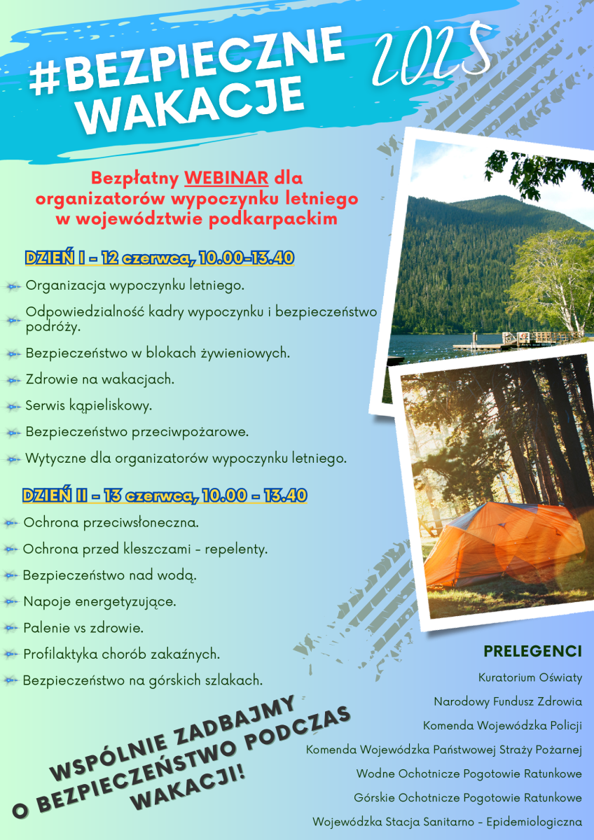 plakat promujący szkolenia